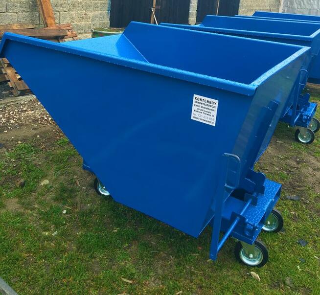 Koleba, pojemnik, kontener samowyladowczy 1m3 z CE+GWARANCJA