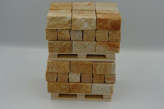 Murak kamień murowy cięty łupany 20x20x40 cm piaskowiec