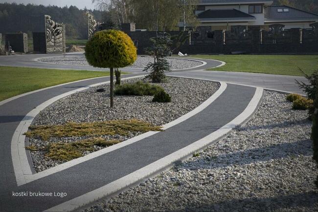 Kostka brukowa, płyty tarasowe, obrzeża, palisady, ogrodzenia