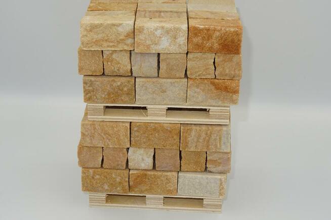 Murak kamień murowy cięty łupany 20x20x40 cm piaskowiec