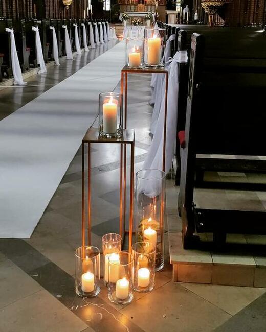 DEKORACJE ŚLUBNE KOŚCIOŁA Hapart-decor