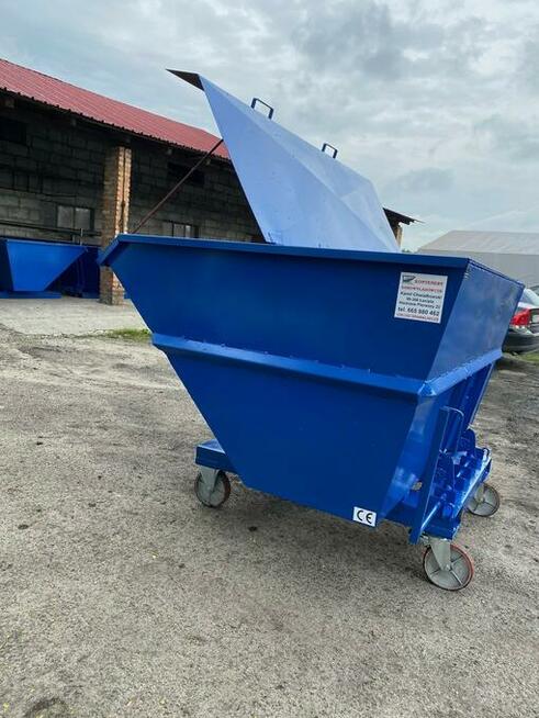Kontener uchylny, koleba samowyładowcza, koliba, szufla 2m3