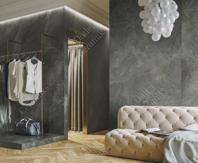 Płytki łazienkowe marmur 120x120 Masterstone grafit Cerrad