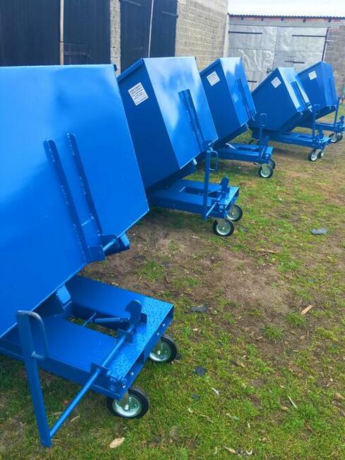 Koleba, pojemnik, kontener samowyladowczy 1m3 z CE+GWARANCJA