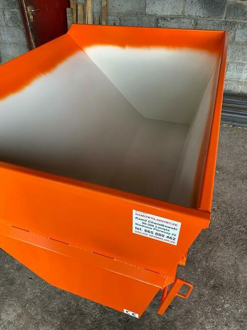 Kontener uchylny, koleba samowyładowcza, pojemnik, szufla 2