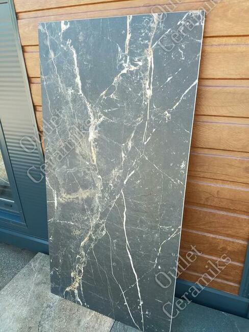 Marquina gold mat 120x60 płytki łazienkowe czarny marmur
