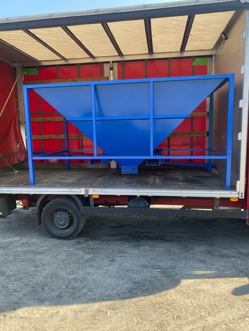 Kosz zasypowy do big bag, bufor, paczkarka 1,9 m3