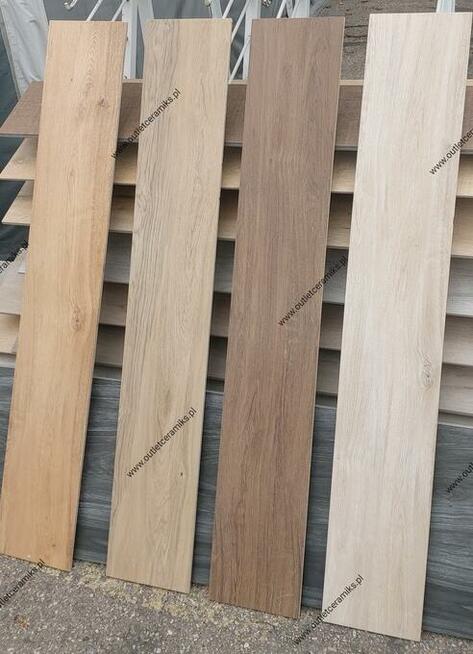 Płytki drewnopodobne podłogowe gresowe 120x20 TAMARAC Artens