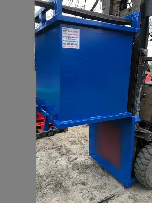 Kontener samowyładowczy, pojemnik, koleba 0,5m3