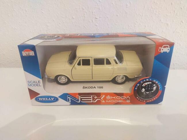 Skoda 100 Nowy model Welly auto 1:34 3 kolory Krakow
