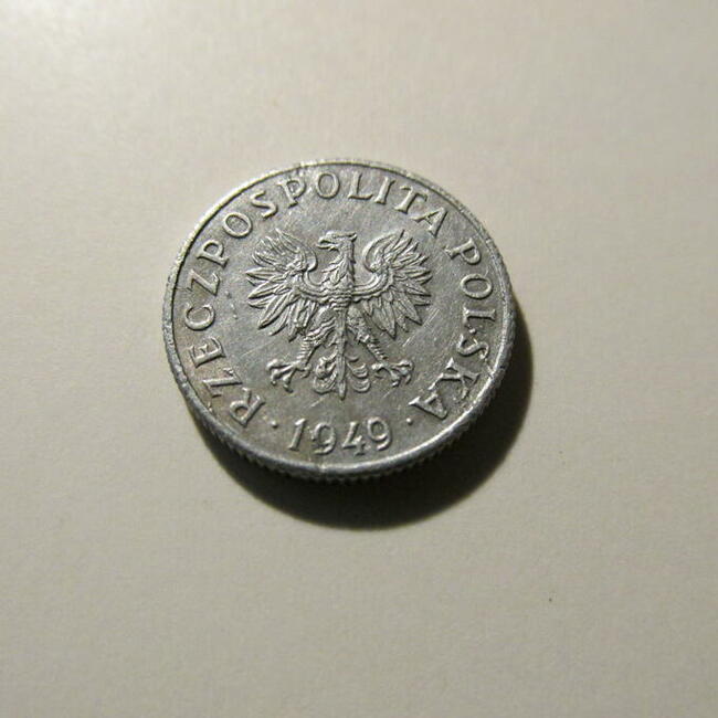 Moneta 1 grosz 1949
