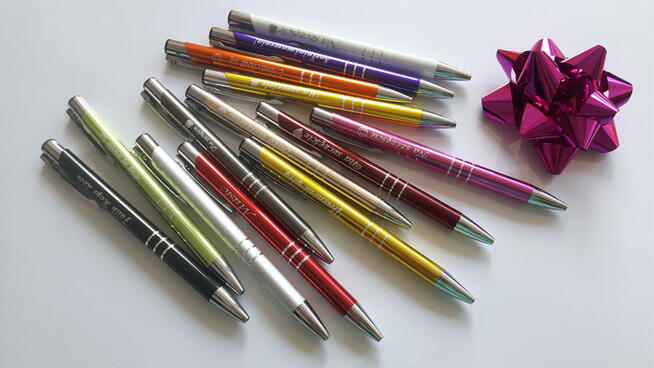 DŁUGOPISY z grawerem metalowe długopisy firmowe reklamowe