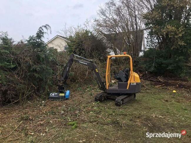 Profesjonalna kosiarka bijakowa C4 do minikoparek 1,5-5,0 t