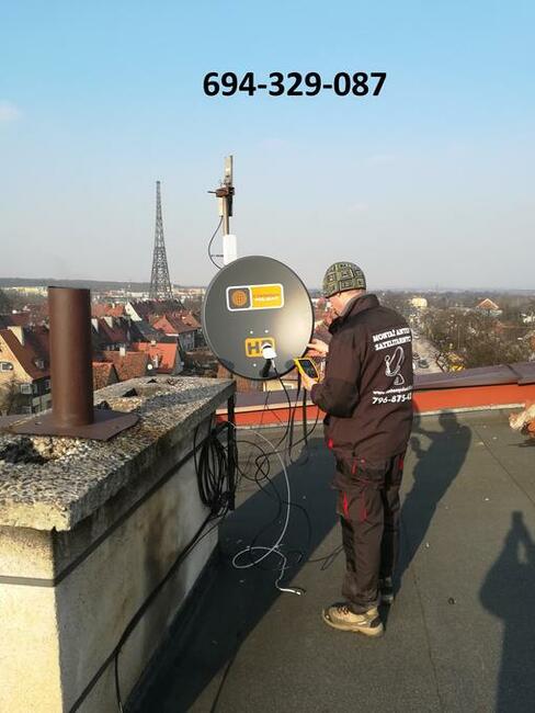 Ustawianie Montaż Anten satelitarnych naziemnych