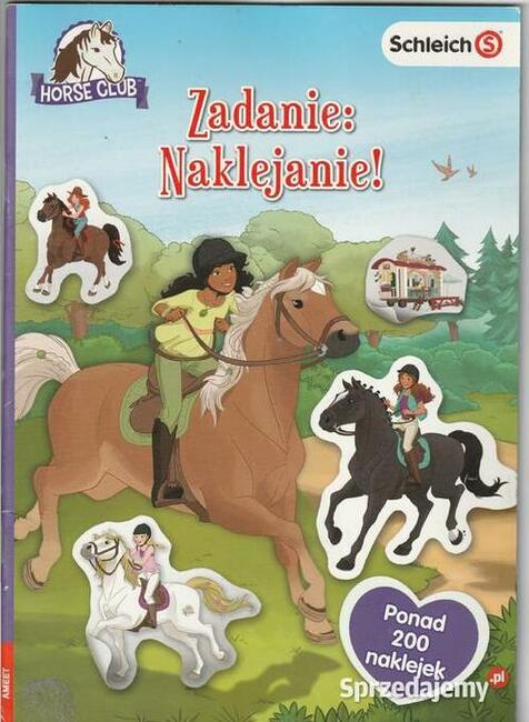 Zadanie Naklejanie Schleich ponad 200 naklejek