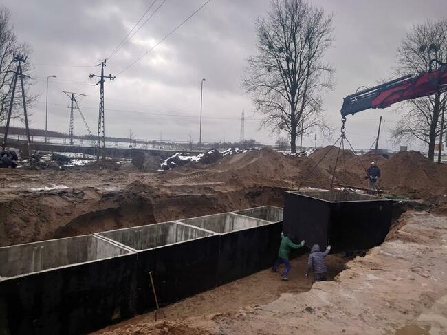 Zbiornik betonowy na gnojowice