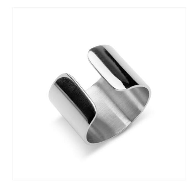 Srebrna bransoleta szeroka, gładka wykonana z polerowanego s