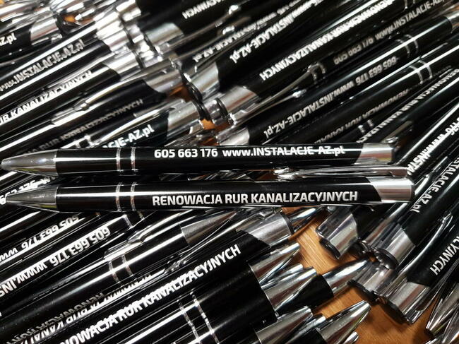 DŁUGOPISY z grawerem metalowe długopisy firmowe reklamowe