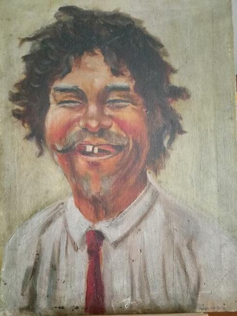 Obraz olej około 100 lat