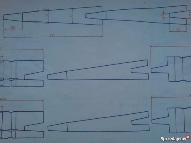 FREZY DO DREWNA ZESTAW FREZÓW DO GONTÓW MAX 32mm