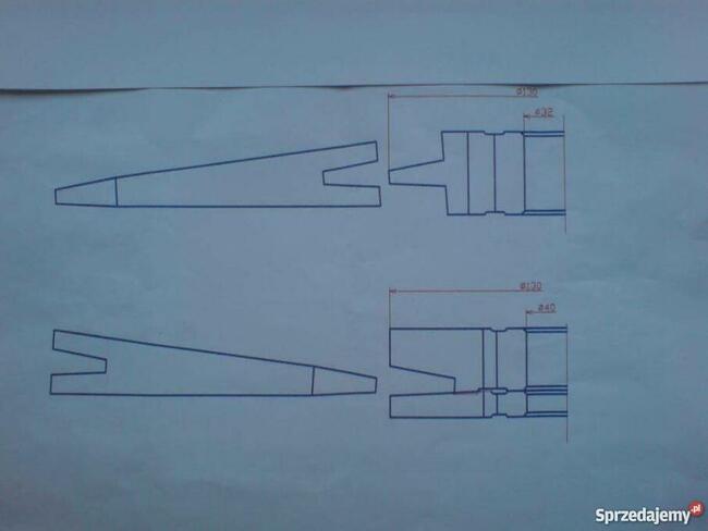 FREZY DO DREWNA ZESTAW FREZÓW DO GONTÓW MAX 32mm