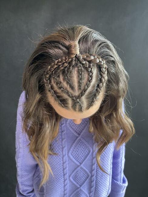 Fryzury okolicznościowe , warkocze syntetyczne