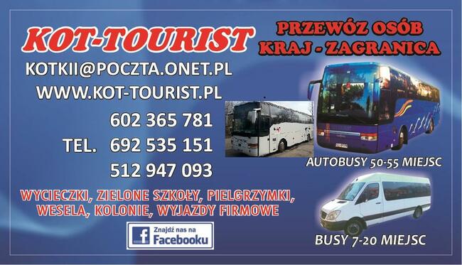 wynajem autokarów busów przewóz osób