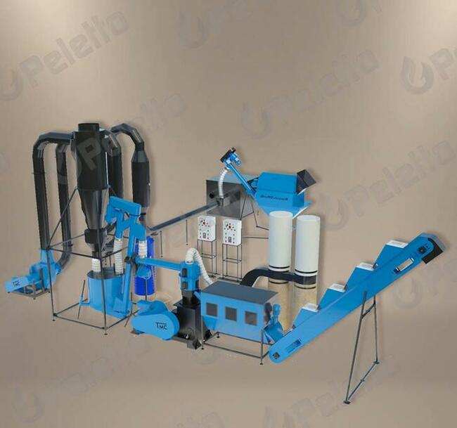 Linia do produkcji pelletu z mokrej trociny PELETON- 3000 MT
