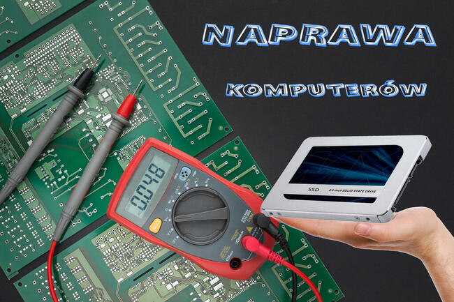 Naprawa komputerów i elektroniki.