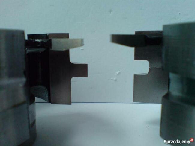 FREZY DO DREWNA KOMPLET DO DESKI PODŁOGOWEJ Z FAZĄ 45st