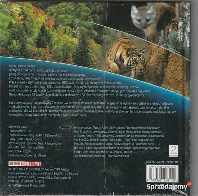 PLANETA ZIEMIA - Lasy klimatu umiarkowanego DVD