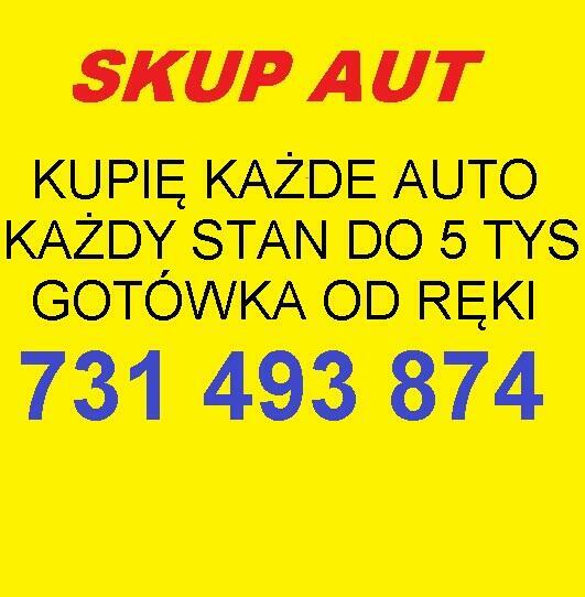 KUPIĘ KAŻDE AUTO DO 3000