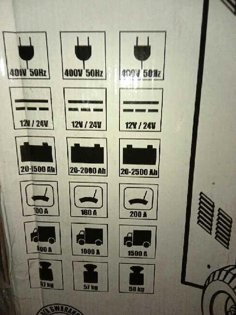 Prostownik Rozruch SILNY 3 Fazowy 800A Dekatech CD1000
