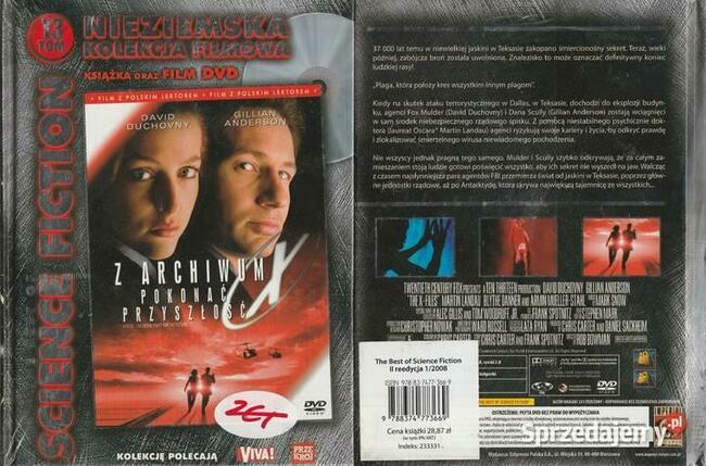 Z archiwum X pokonać przyszłość Duchovny DVD