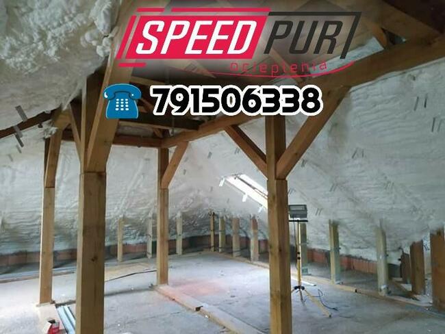 Piana PUR Ocieplanie Poddasze Wiązary Strop Gryfino SpeedPur