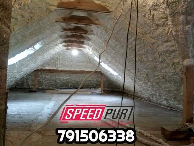 Piana PUR Ocieplanie Poddasze Wiązary Strop Gryfino SpeedPur
