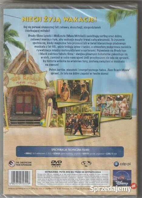 Teen beach movie Disney DVD