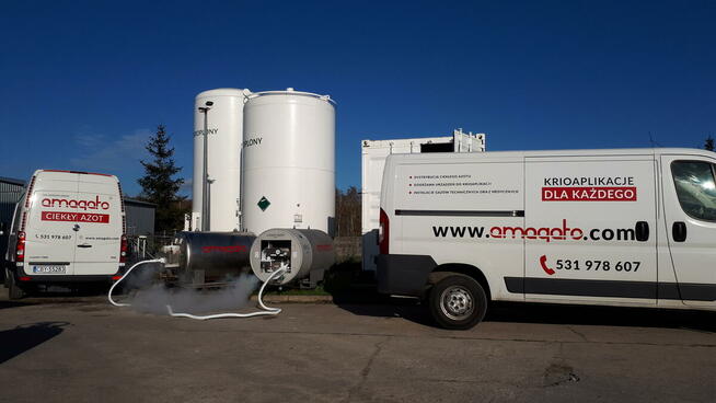 ciekły azot z dowozem