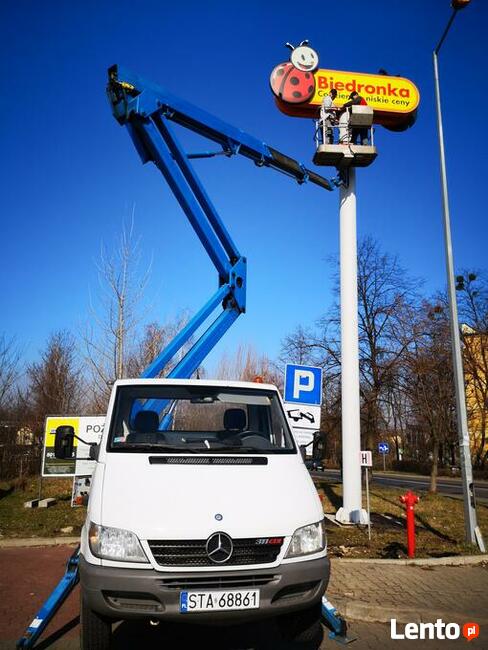 Zwyżka Chorzów wynajem zwyżki podnośnik koszowy do 35m