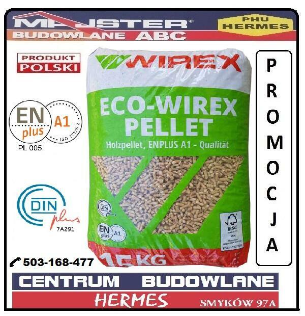Pellet A1 ENplus Tartak Olczyk WIREX Końskie Hermes Smyków