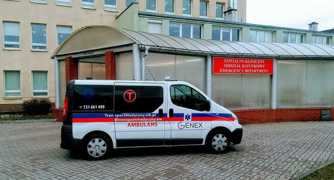 Transport Medyczny Ambulans Karetka Mrągowo Mikołajki Piecki