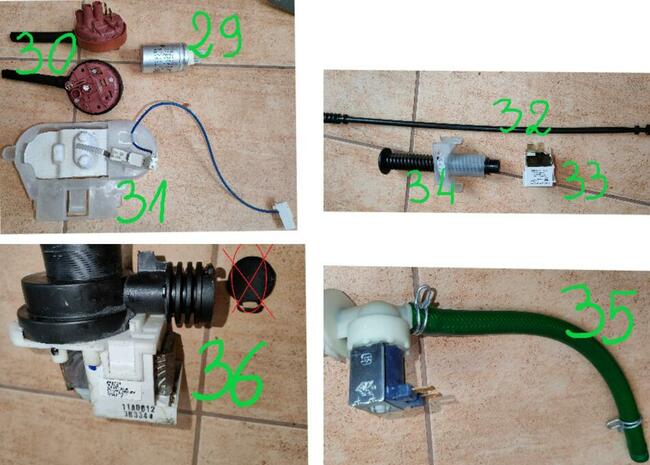 Zmywarka Electrolux ESI64010X - NA CZĘŚCI -50% taniej