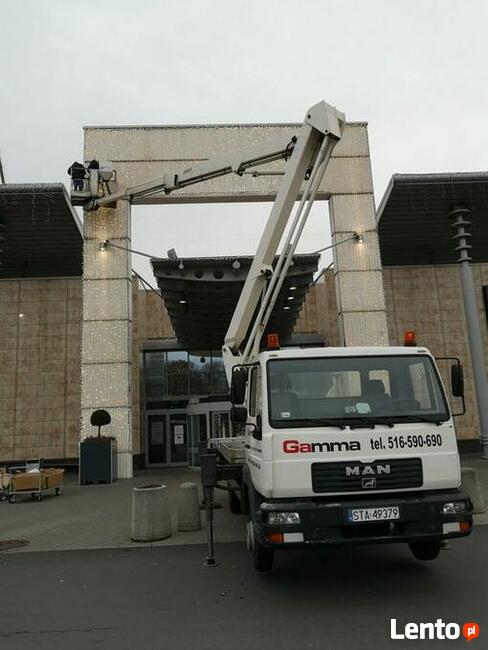 Zwyżka Chorzów wynajem zwyżki podnośnik koszowy do 35m
