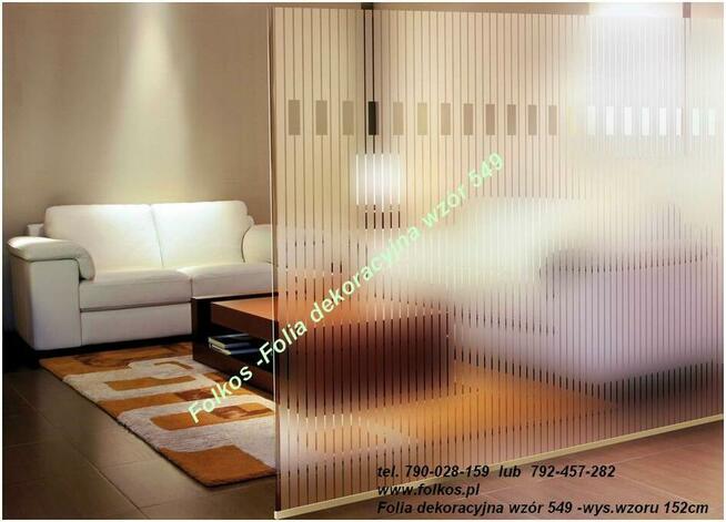 Folie dekoracyjne mgła, folie matowe mrożone, mleczne Warsza