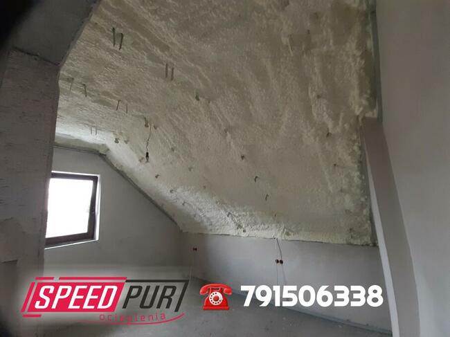 Ocieplanie PUR Poddasze Wiązary Dach Strop Świebodzin