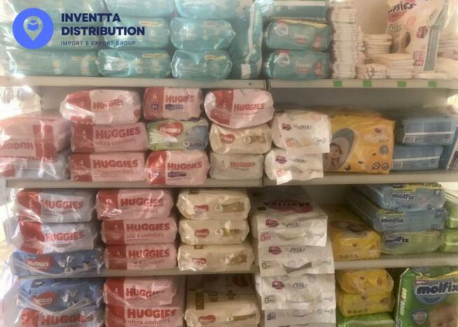 Sprzedaż Pieluch. Hurt. Pampersy Huggies, Pampers, Sleepy
