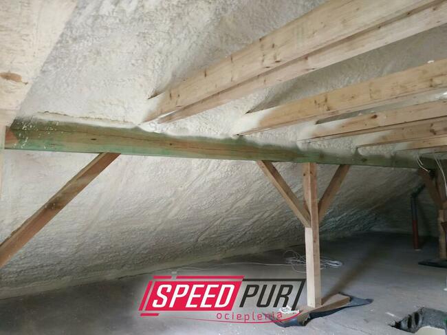 Ocieplanie PUR Poddasze Wiązary Dach Strop Świebodzin