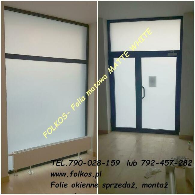 Folie dekoracyjne mgła, folie matowe mrożone, mleczne Warsza