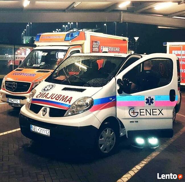 Transport Medyczny Ambulans Karetka Mrągowo Mikołajki Piecki