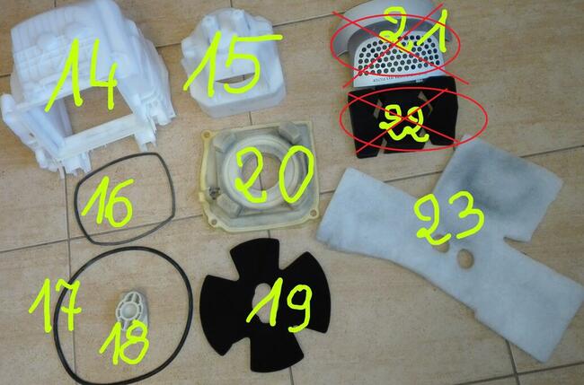 Odkurzacz Electrolux Ultrasilencer Z3378-NA CZĘŚCI!